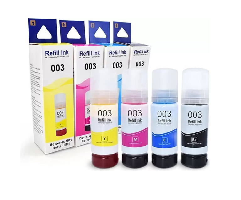 001 / 003 Refill Ink Bottle Compatible for Epson EcoTank L3100 / L3110 / L3115 / L3150 / L3250 Ink Tank Printer