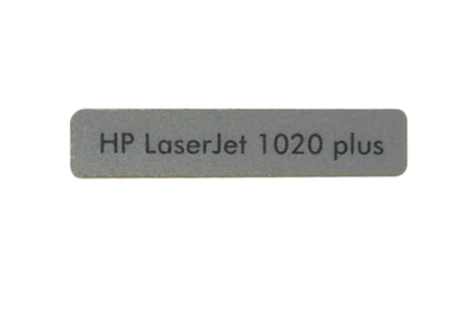 Display Sticker - Front Sticker for Laserjet 1018 / 1020 / 1020 Plus Printer