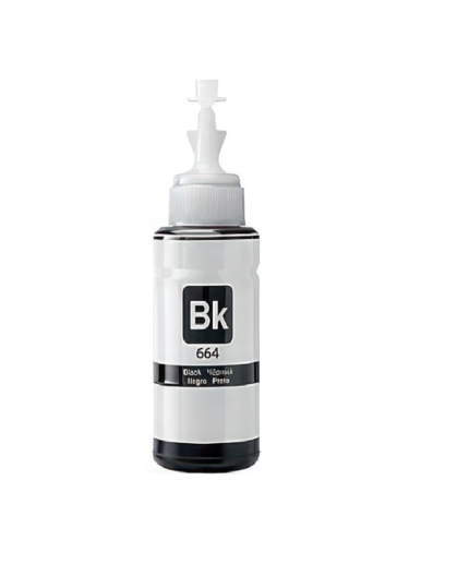 T664 - 664 Ink Bottle 70 ml (Black) Compatible for Epson L100 - L200 - L130 - L360 - L350 - L380 - L565 - L555 Ink Tank Printer