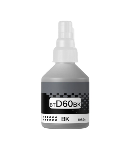 Ink Bottle (BLACK) for Brother DCP-T310, T710 Ink Tank Printer – BTD60BK / BT5000 / BT6000 Printer