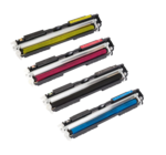 Cartridge CE310A Black, CE311A Cyan, CE312A Yellow, CE313A Magenta Set for HP Color LaserJet CP1025 / CP1025NW / M175A / M175NW /M275MFP Printer - Import