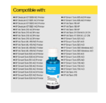 HP Cyan Ink Bottle