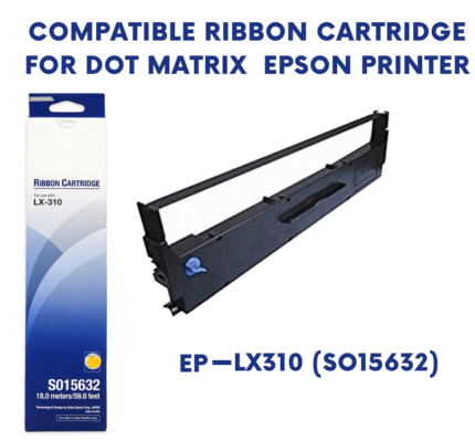Epson LX310, LX 310 Compatible Ribbon Cartridge-DMP Printer Cartridge
