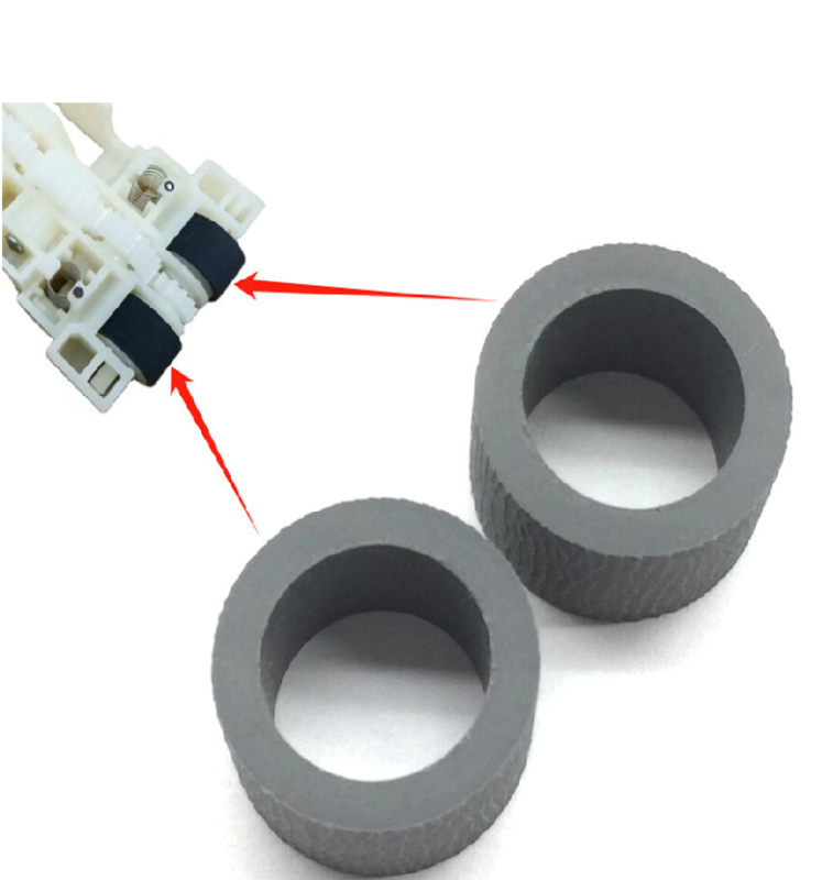 Paper Pickup Roller Rubber - Tire Set for Epson M1120 / M1140 / M1170 / M2140 / M3140 / L6170 / MF2860 Printer