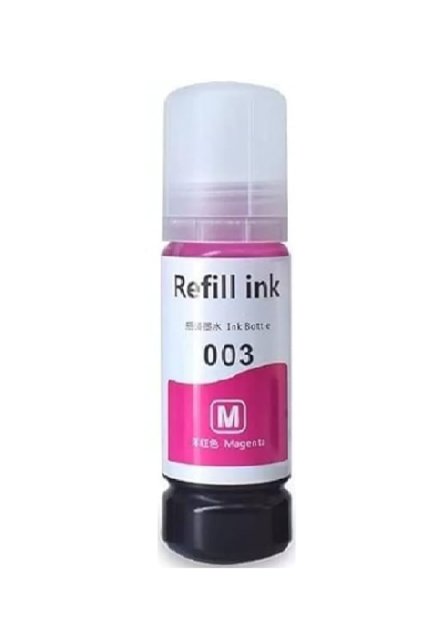 001 / 003 Magenta Refill Ink Bottle Compatible for Epson EcoTank L3100 / L3110 / L3115 / L3150 / L3250 Ink Tank Printer