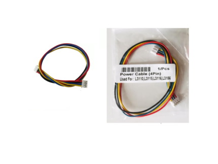 Power Cord-Wire Cable Set for Epson L3110, L3115, L3156, L3250 (4PIN)