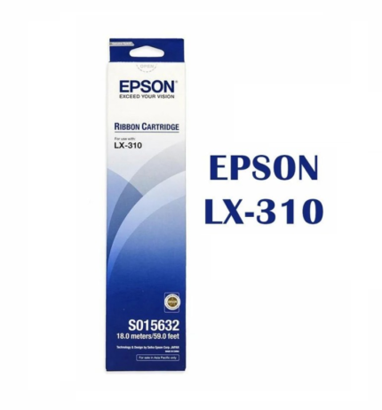 Original Epson LX-310, LX 310 Ribbon Cartridge - DMP Printer Cartridge (S015632)