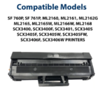 D101S / MLT-D101S Toner Cartridge for Samsung ML-2160 / 2165 / 2165W / SF-760P / SCX- 3400 / 3405 / 3405W / 3400F / 3405F / 3405FW Printer- Import