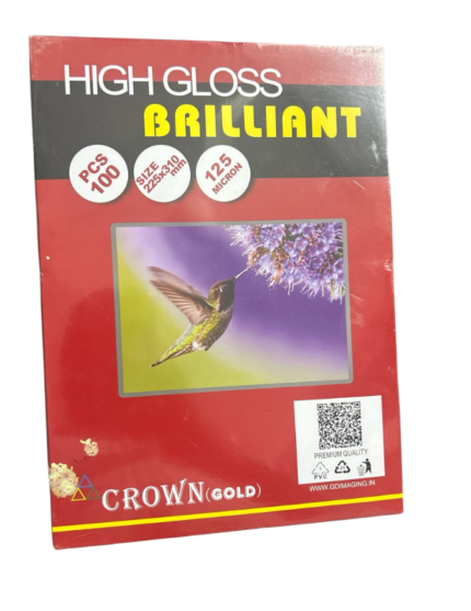 Thermal Lamination Pouch 225 × 310 mm (A4 Size) 125 Micron Pack of 100 Sheets