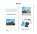 A4 Size Galaxy Lamination