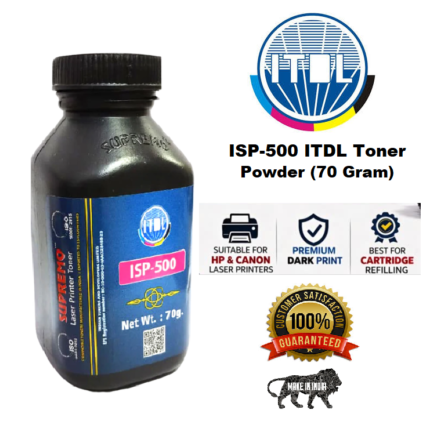 ITDL IST-500 Toner Powder (70 Germ) for Samsung MLT-D101 / MLT-D111 / Mlt-D1043s / MLT-D116L & HP 110A / 181A / 166A Toner Cartridge Bottle