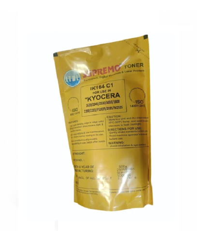 ITDL IK164 C2 Toner Powder (500 Gram Pack) for Kyocera for M2040dn / P2040 / C2126MFP+ / 1800 / 1801 / FS1035MFP / 3212i / 2200 Copier / Printer.