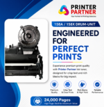 158x / W1580x Drum Unit with Powder Computable for HP Laserjet Tank 1020w / 1005w / 2606dn Printer - Import