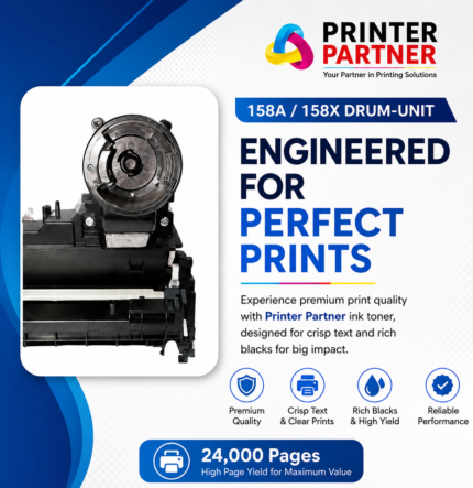 158x / W1580x Drum Unit with Powder Computable for HP Laserjet Tank 1020w / 1005w / 2606dn Printer - Import