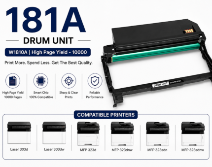 181A / W1810A Drum Unit - Image Unit with Chip for HP Laserjet 303d / MFP 323d Printers - Import