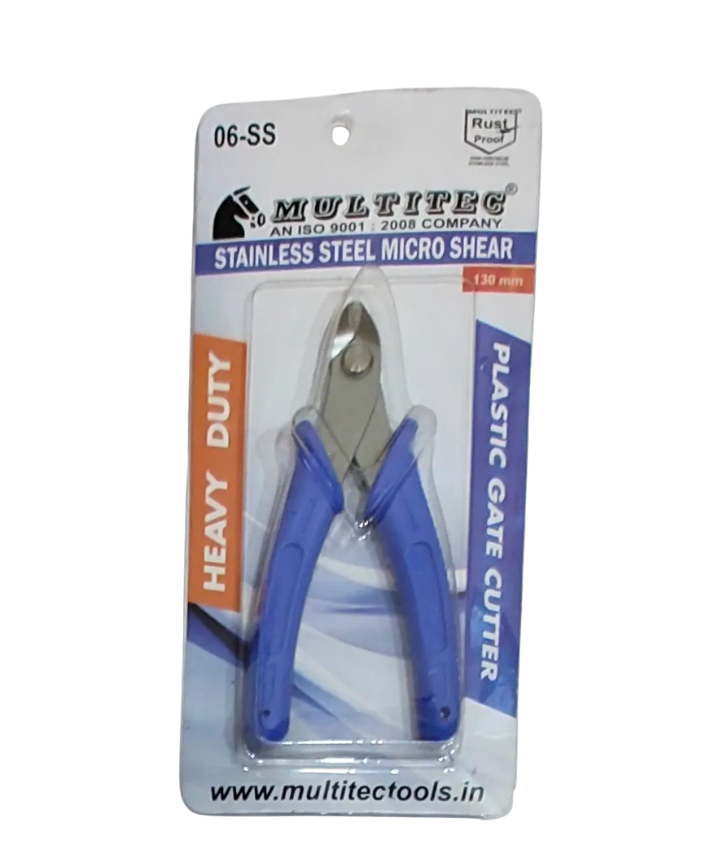 MULTITEC 06-SS Stainless Steel Micro Shear (Blue) Nipper (Wire Cutter) MULTITEC 06-SS Stainless Steel Micro Shear (Blue) Nipper (Wire Cutter)