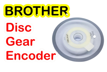 Encoder Disk with PF Roller Gear Complete for Brother DCP- T220 / T300 / T420 / T510W / J460 / J491 Printer - Original