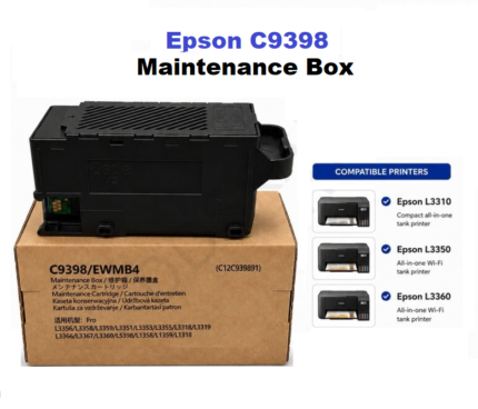 C9398 Ink Maintenance Box for Epson L3310 / L3350 / L3360 Ink Tank Printer - Import Part No: C12C939891