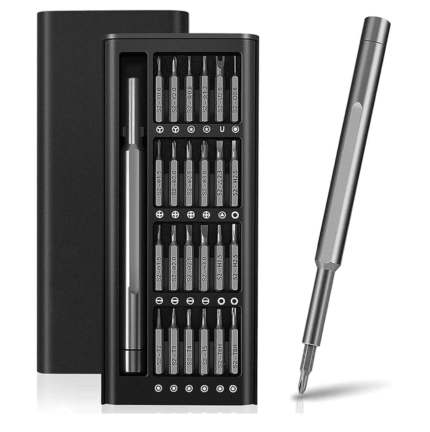6024A Professional 24 in1 Screwdriver Tool kit, Magnetic Flexible Rod, Precision Screwdriver Set - Impot
