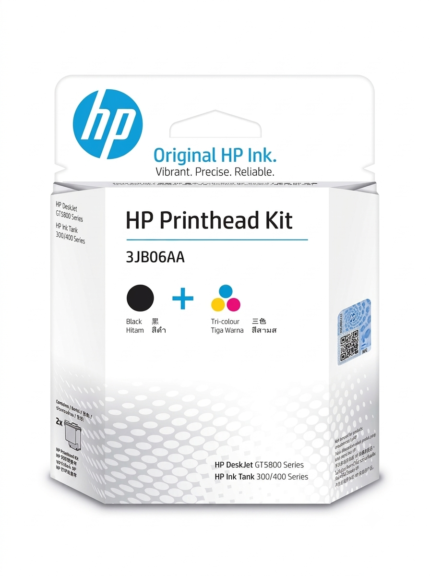 Print Head Original GT51 GT52 - M0H50A M0H51A (Color & Black) HP Ink Tank HP 5810 / 5820 / 310 / 318 / 319 / 410 / 419 Printer – Part No: - 3JB06AA
