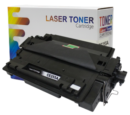 HP 55A (CE255A) / Canon CRG-324 Toner Cartridge Compatible for HP P3015 / MFP 500 / MFP 525 / LBP 6750DN Printer - Import